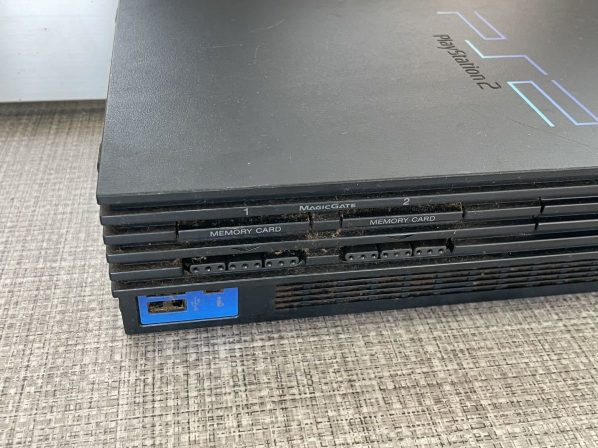 【9696】PlayStation2　本体　SCPH-30000　ブラック　通電確認済_画像4