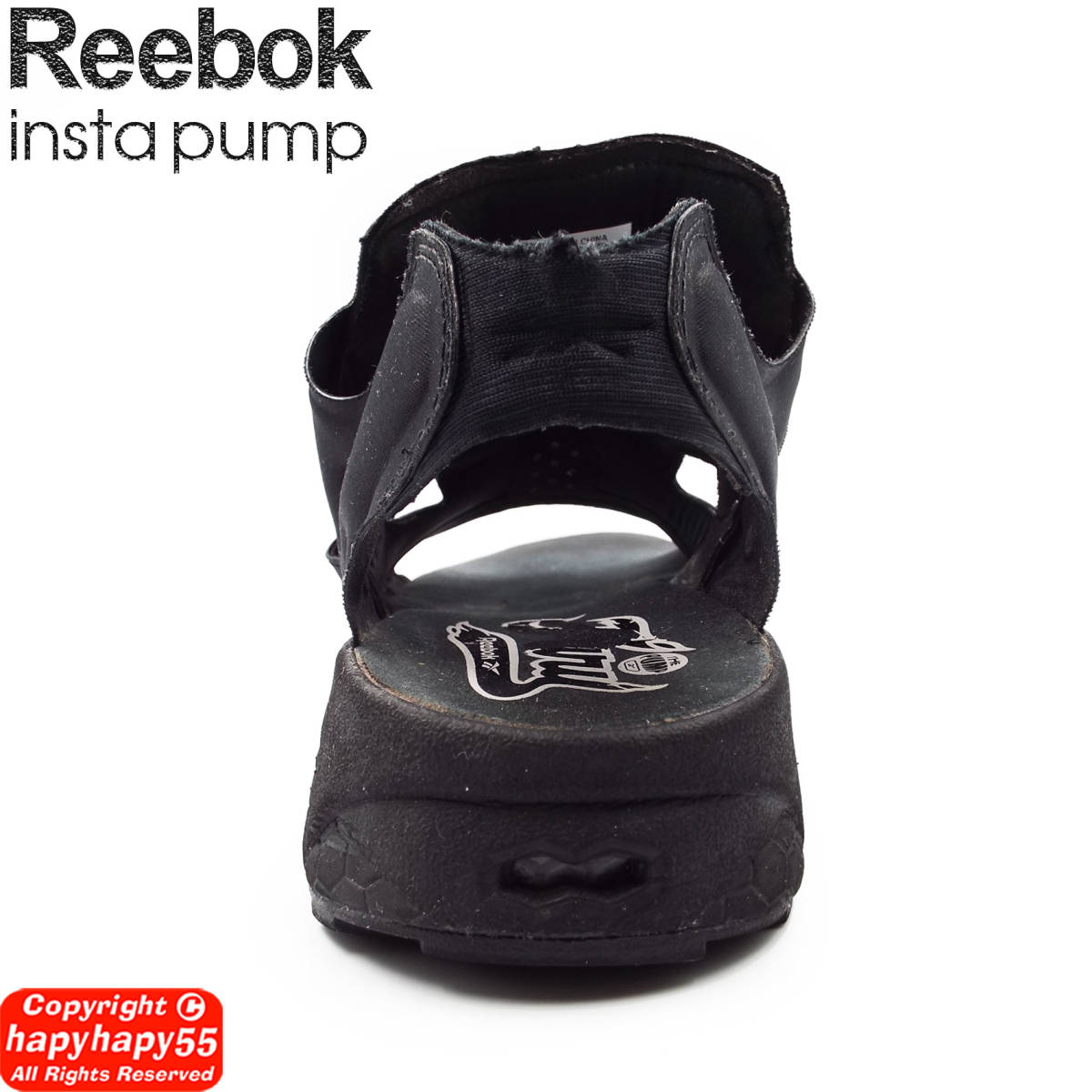 完売品■リーボック インスタポンプフューリー サンダル ブラック◆Reebok INSTAPUMP FURY SANDAL スニーカー アディダス adidas 厚底 黒_画像5