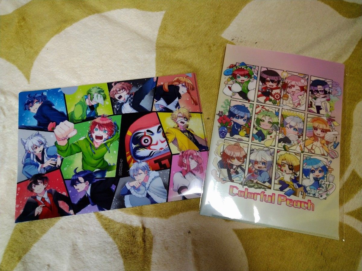 カラフルピーチ だるまさんがころんだ クリアファイル