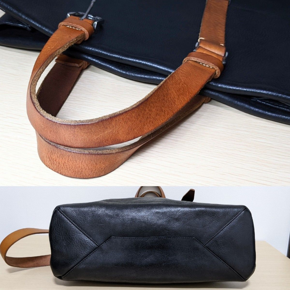 Maison Margiela メゾン マルジェラ 本革 トートバッグ 2way Maison Margiela メゾン マルジェラ 本革 トートバッグ 2way