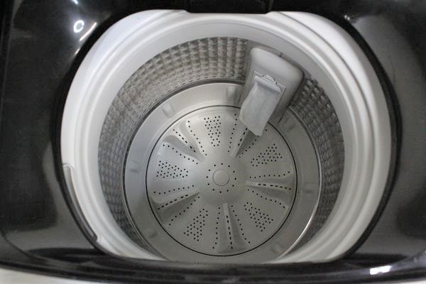 高年式!2022年製!ハイアール アーバンカフェ ステンレスブラック 全自動洗濯機 5.5kg 簡易乾燥 JW-XP2C55F 中古家電 店頭引取歓迎 ■R7364_画像3