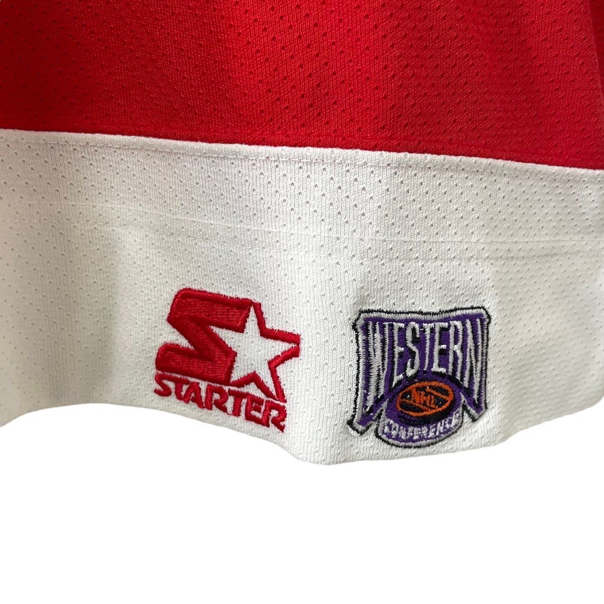 熱販売 RED DETROIT STARTER □激レア□90s WINGS シャツ ホッケー
