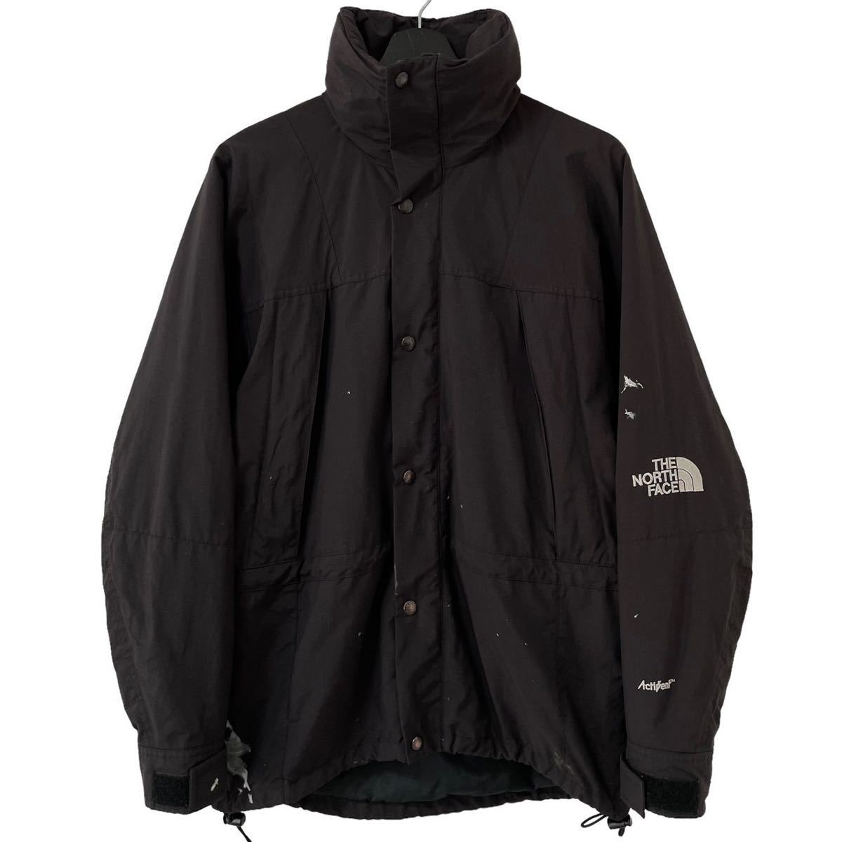 ■激レア■90s THE NORTH FACE MOUNTAIN LIGHT ACTIVENT ペンキ飛び マウンテンパーカー M相当 ノースフェイス ゴアテックス ビンテージ