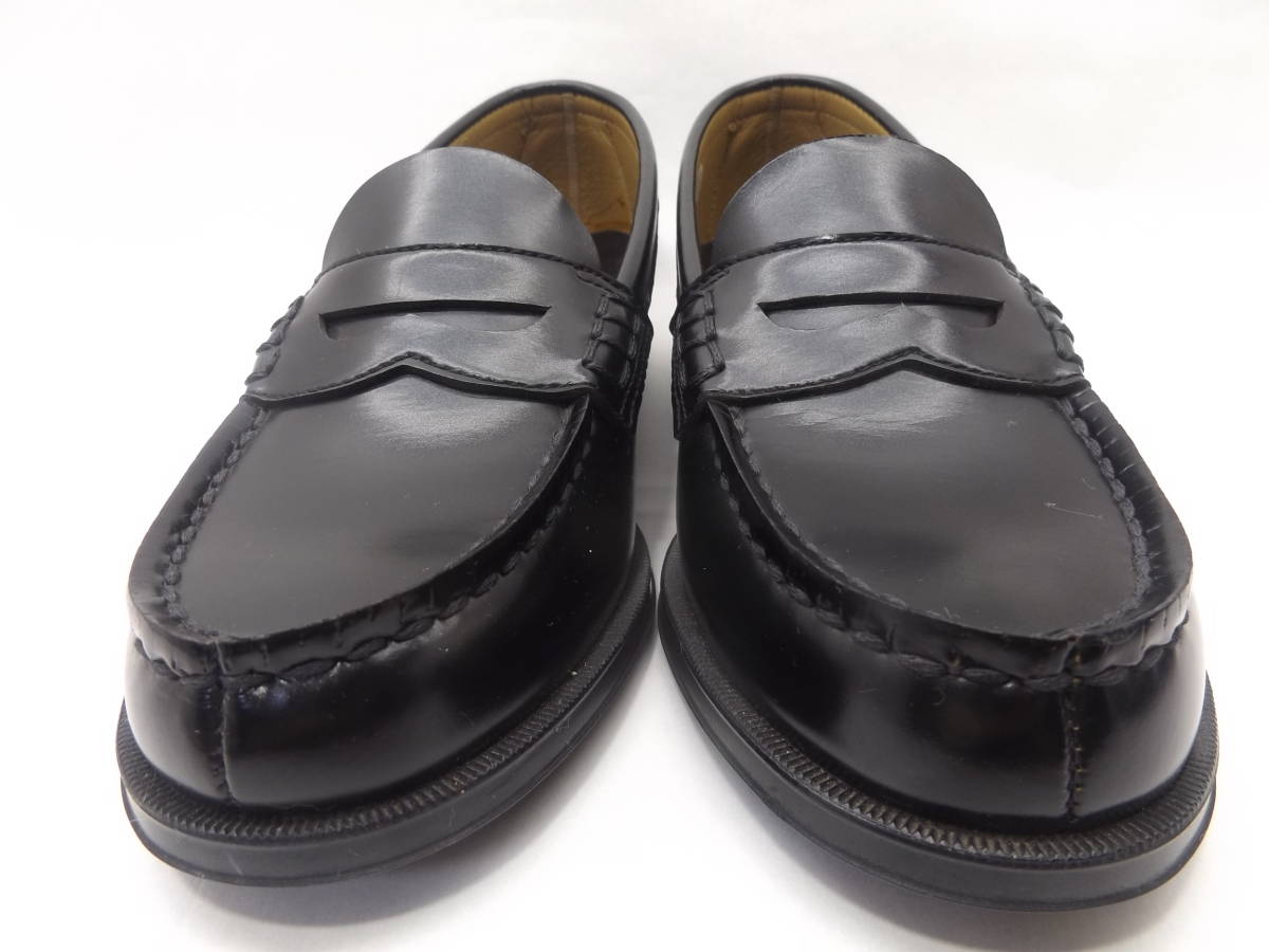 靴24.0cm ブラック hrt4514bk-240 HARUTA ハルタ 現品処分5,390円 日本製 コインローファー 学生 通学 汚れアリ_画像4