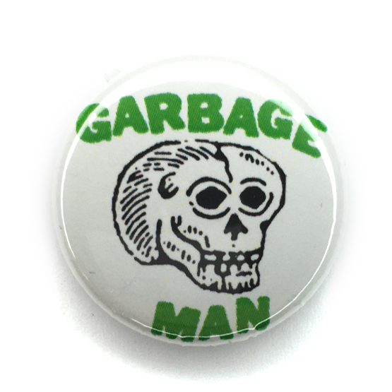 25mm 缶バッジ CRAMPS GARBAGE MAN クランプス Garage Punk ガレージパンクの画像1