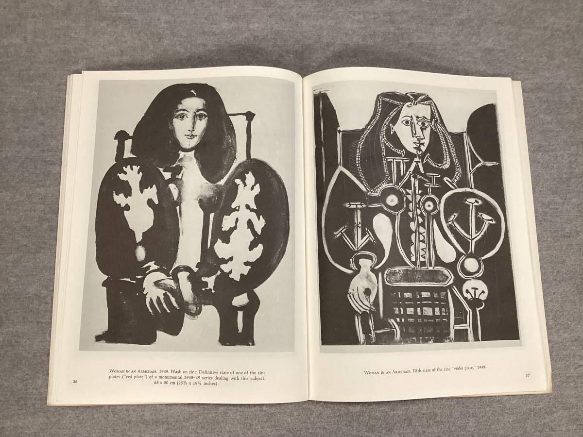 ＜K-123＞　(洋書）　PICASSO LITHOGRAPHS　ピカソ　リトグラフ集　Dover Publications,Inc., New York 1980年　59頁_画像7