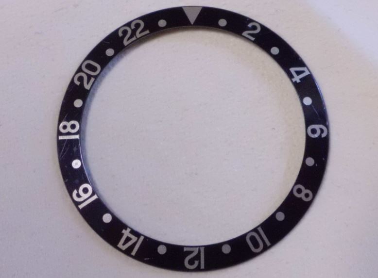  bezel disk bezel insert ..higeRef.16713 16718 etc. gold / black 