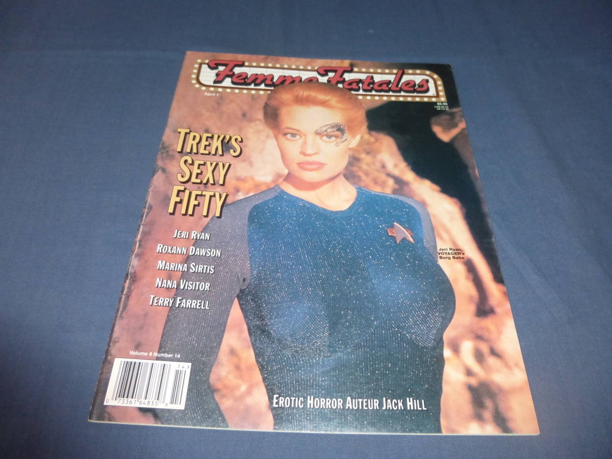 ⑰B class horror movie *SF* sexy special collection magazine! foreign book [Femme Fatales]2000 year 4 month / Star Trek most . sexy .50 person another 