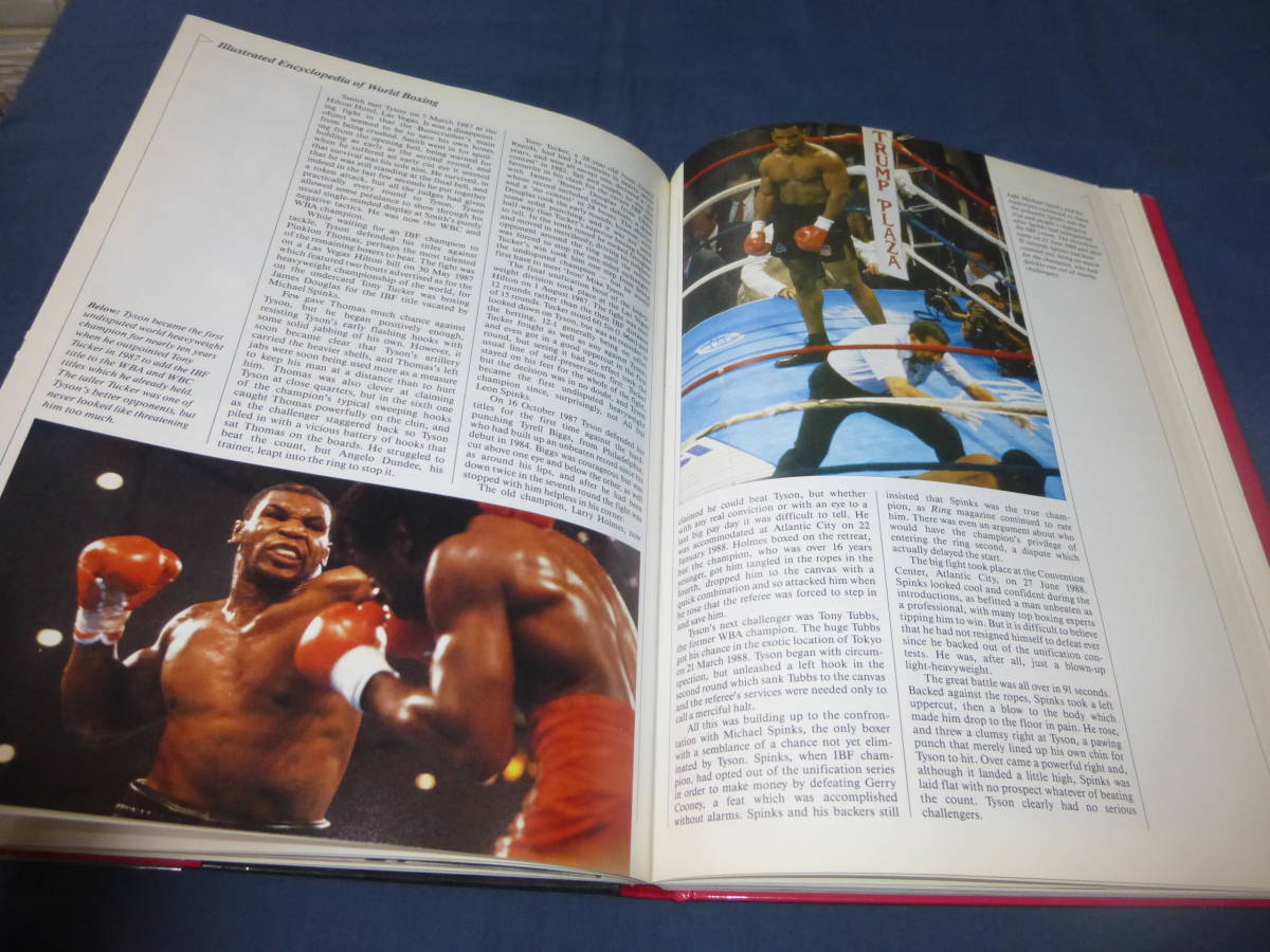 60/ иностранная книга [THE ILLUSTRATED ENCYCLOPEDIA OF WORLD BOXING] world бокс иллюстрация энциклопедия / Mike Thai son/mo - me дверь li/ - gla- Leonard 