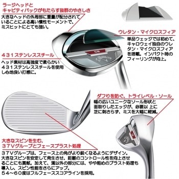 ★激安新品★ CALLAWAY 2023 CB ウェッジ 54°-14° NS PRO 950GH NEO (S) ネオ_画像7