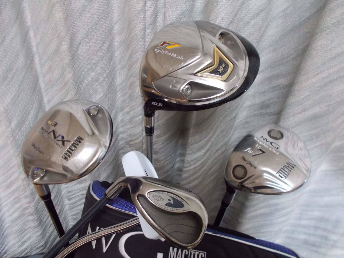 ◆這是完美的！ ◆Callaway / TaylorMade / McGregor◆未使用·翻譯【SPALDING】和球童包◆ 原文:◆これで完璧！◆Callaway／TaylorMade／マクレガー◆未使用・訳あり【SPALDING】キャディーバッグ付◆