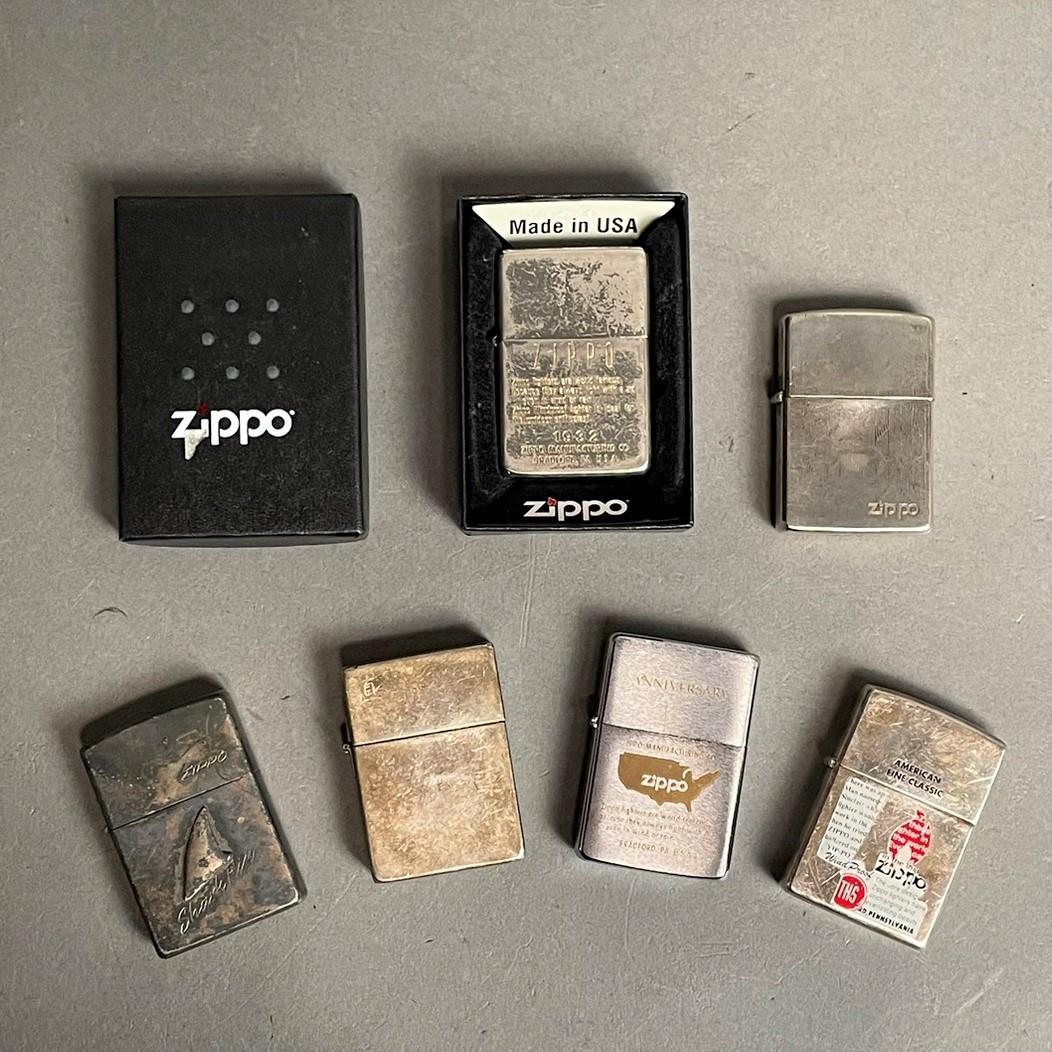 YN1円スタートZIPPO ジッポ ライター  REPLICA 他 6点