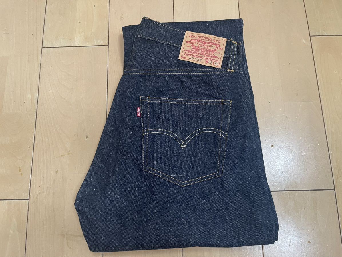 LEVI'S 501XX w36 バレンシア製 USA 米国製 BIG E 赤耳 リーバイス 501-0003 555 1955モデル 復刻 w32 未使用 リジッド VINTAGE 96年製