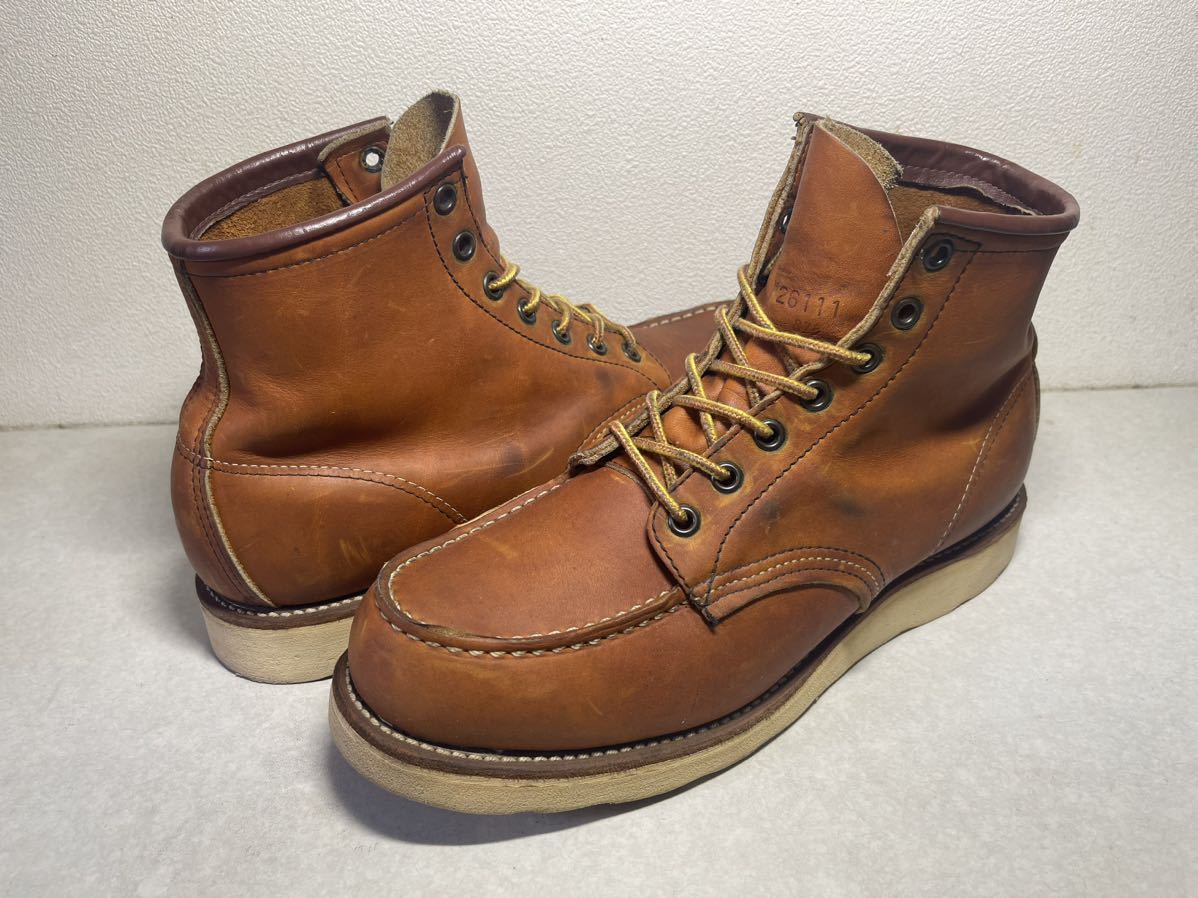 REDWING レッドウイング 98年製 サイド羽タグ/旧羽タグ オリジナル 875 アイリッシュセッター オロイジナル US8 1/2 E 美品 ヴィンテージ