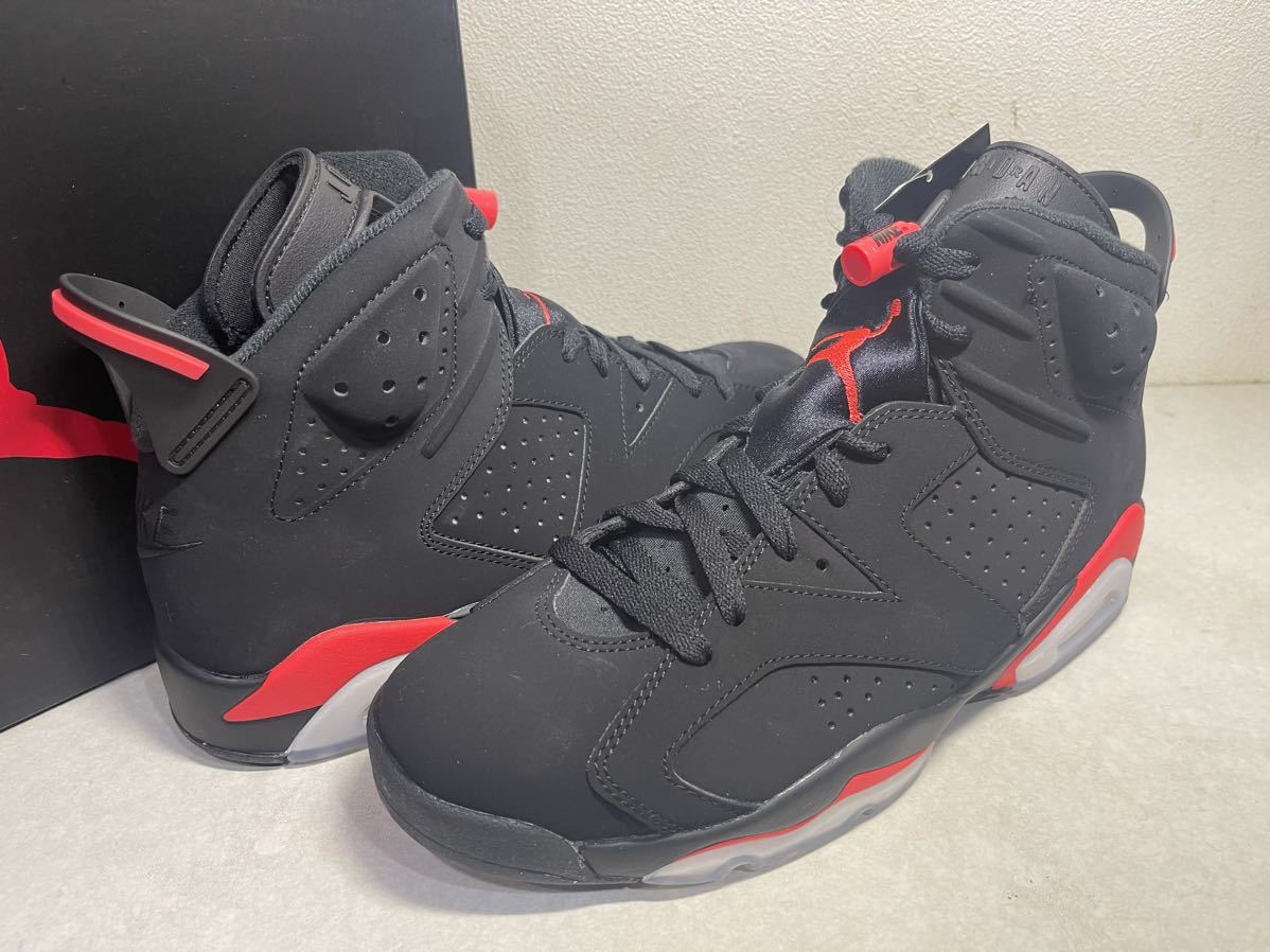 AIR JORDAN 6 RETRO OGエア ジョーダン 6 レトロ INFRARED インフラレッド 黒赤 US9 国内正規 未使用 384664-060