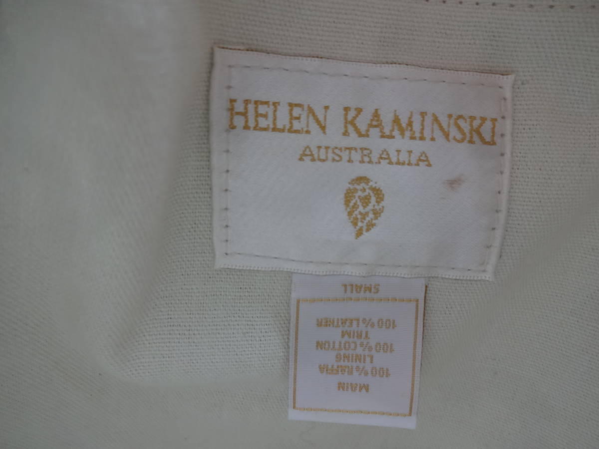 非常漂亮的項目Helen Kaminski HELEN KAMINSKI Raffia手提包 原文:極美品 ヘレンカミンスキー HELEN KAMINSKI ラフィア トートバッグ 