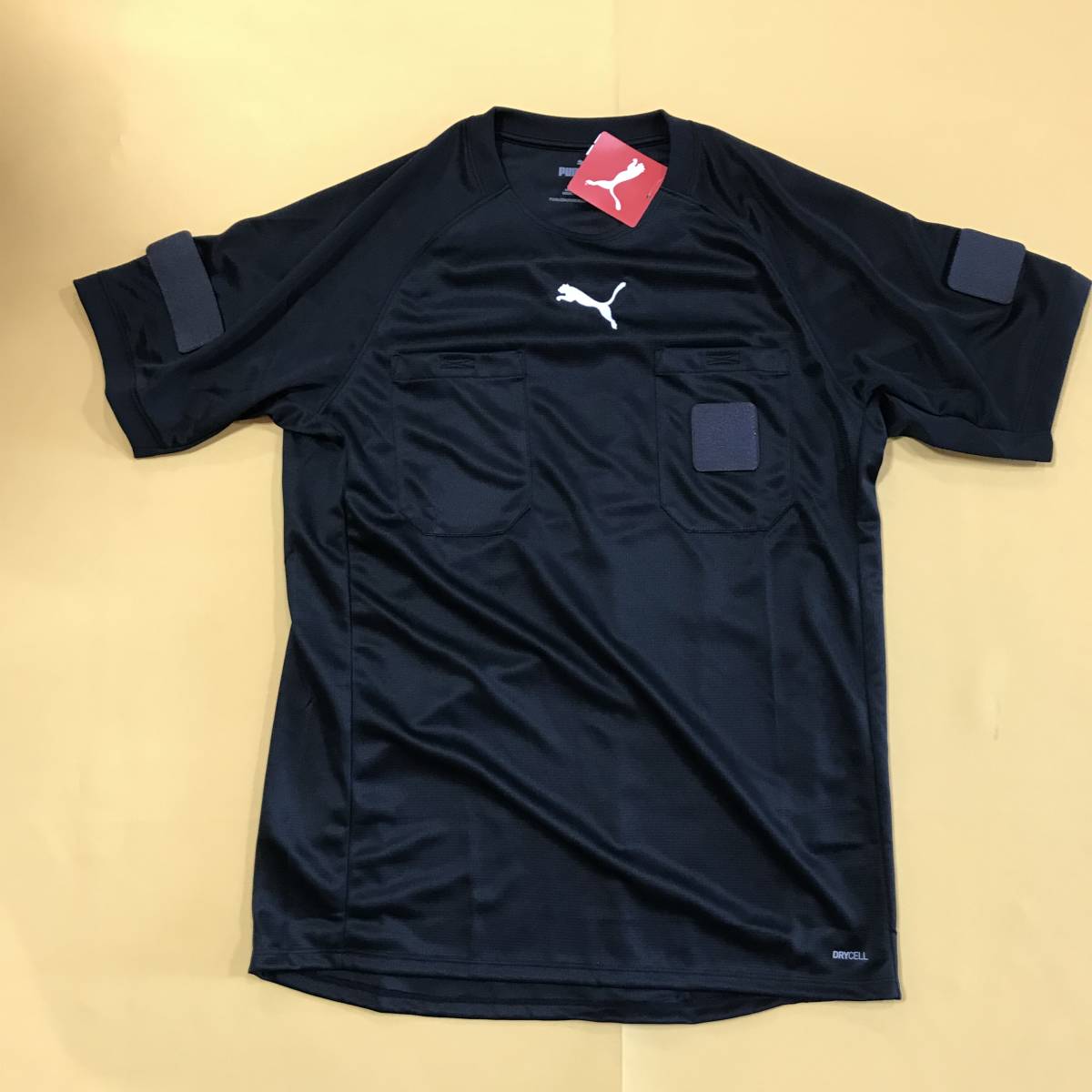 *** Puma short sleeves re free shirt 7053370-010 L size regular agency model! new goods / unused goods * same packing possible 