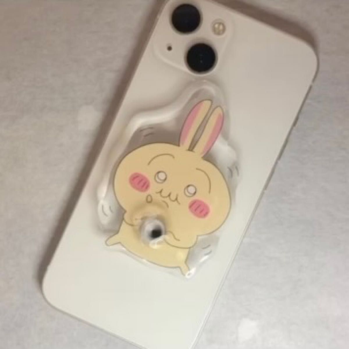 大幅値下げ　ちいかわ　うさぎ　スマホグリップ　スマホアクセサリー　ポップトップ　キャラクター　レア　ポップグリップ　　動く