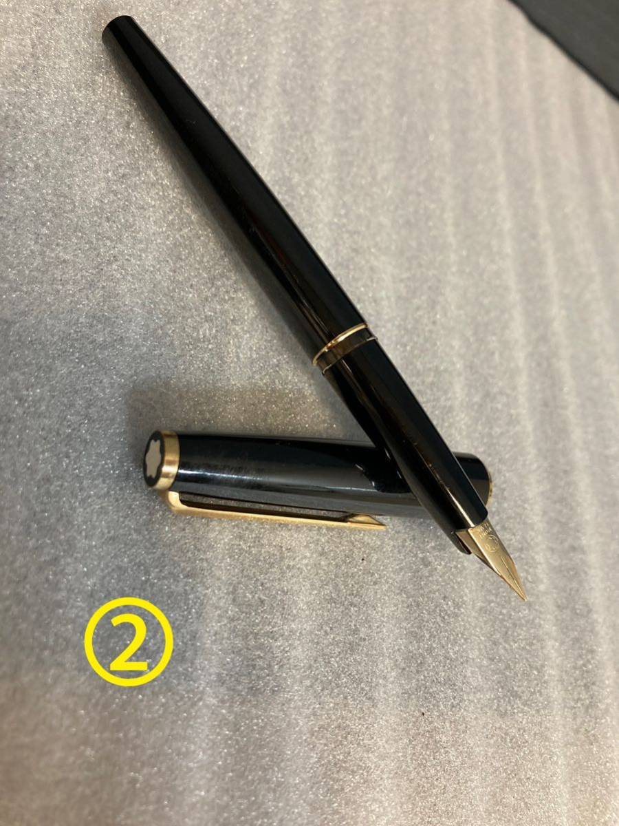 ラウンド モンブラン万年筆②◇MONTBLANC◇インク無いので試し書きし