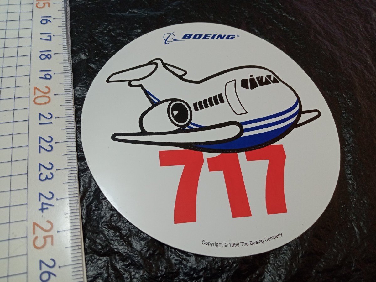 бесплатная доставка! Boeing 717 Sticker Seale Unase Item * Пожалуйста, проверьте описание CEN 1