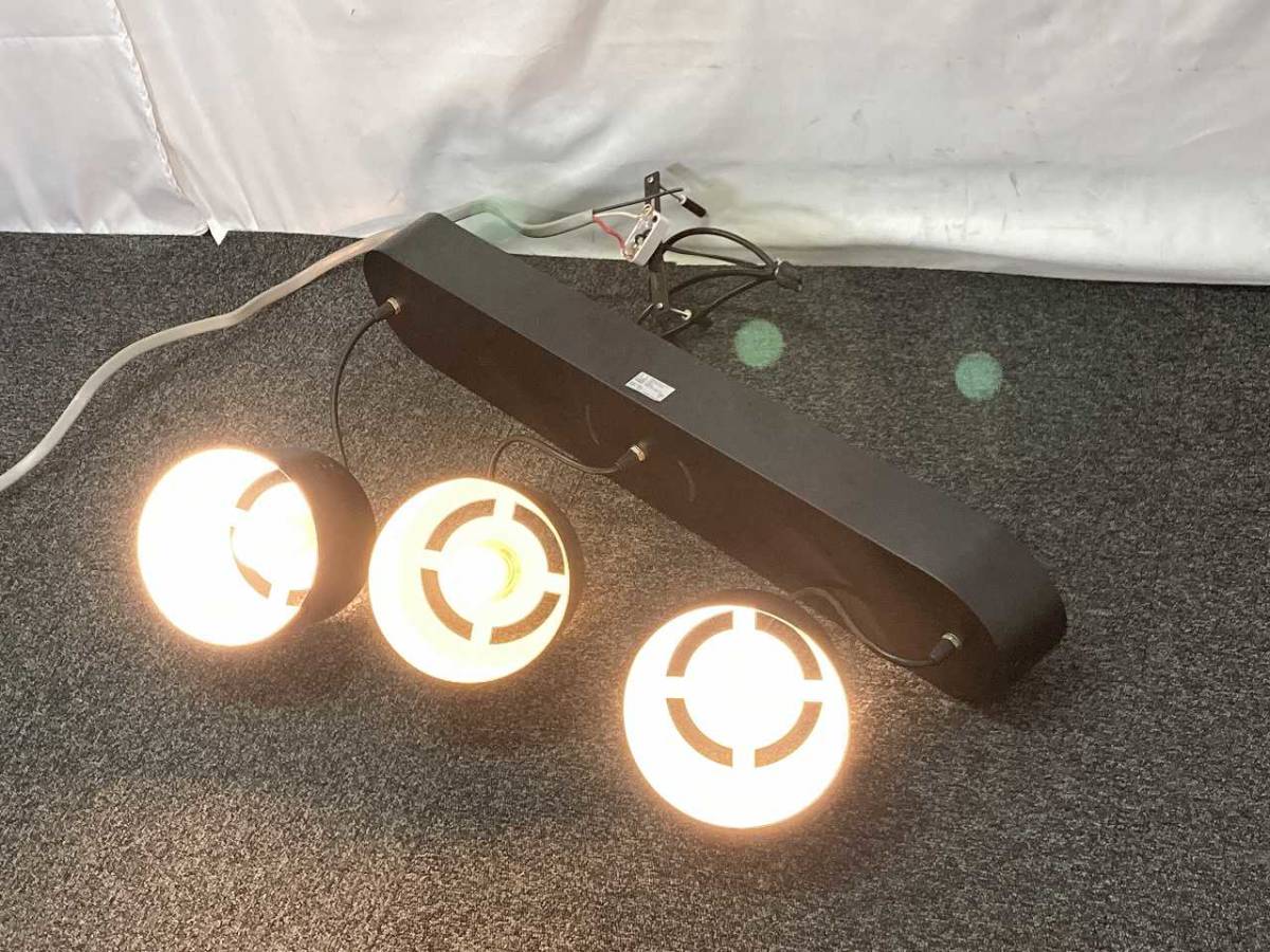 LOWYA ロウヤ 3灯 照明 ペンダントライト 洋風 スポットライト LED電球対応 3連 LED電球 天井照明 ダイニング リビング シーリングライト_画像2