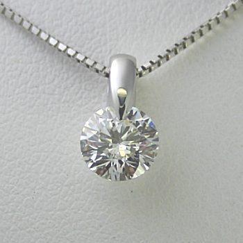 ダイヤモンド ネックレス プラチナ 一粒 0.2ｃｔ 鑑定書付 0.223ct D