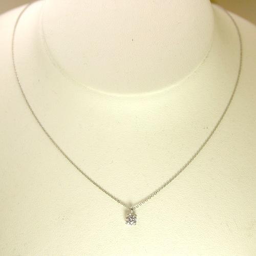 ダイヤモンド ネックレス プラチナ 一粒 0.4ｃｔ 鑑定書付 0.426ct Dカラー VS1クラス 3EXカット H&C CGL TOR0887-4pp KDP*P_画像2