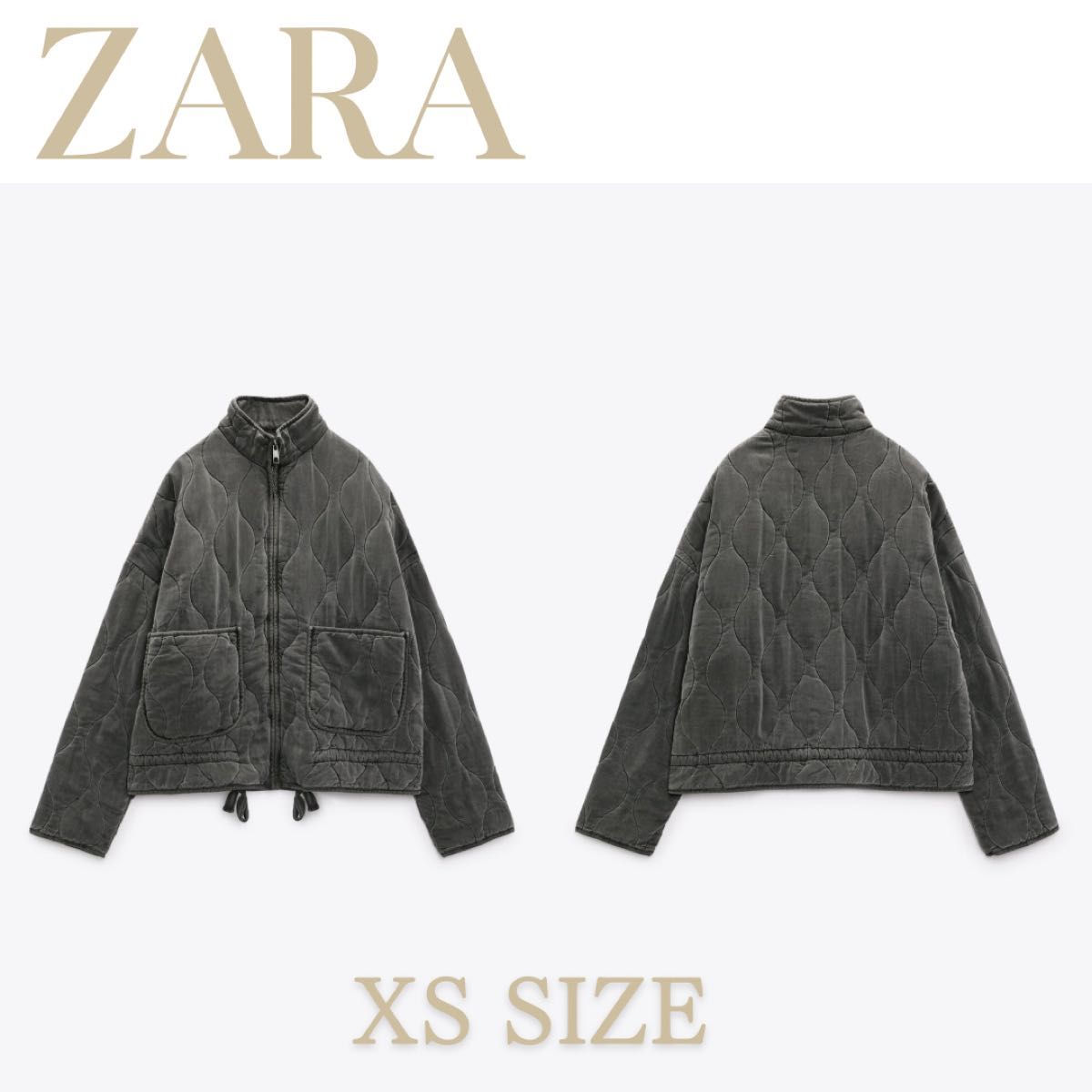 ZARA ザラ ポケット付きキルティングジャケット XS|Yahoo ZARA ザラ ポケット付きキルティングジャケット XS|Yahoo