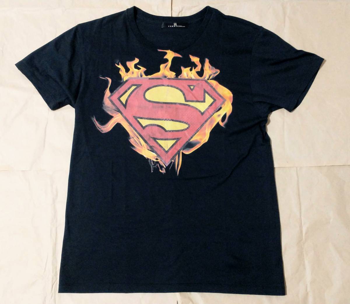 SUPERMAN S Tシャツ トップス カットソー ベース DC COMICS コミックス スーパーマン_画像1