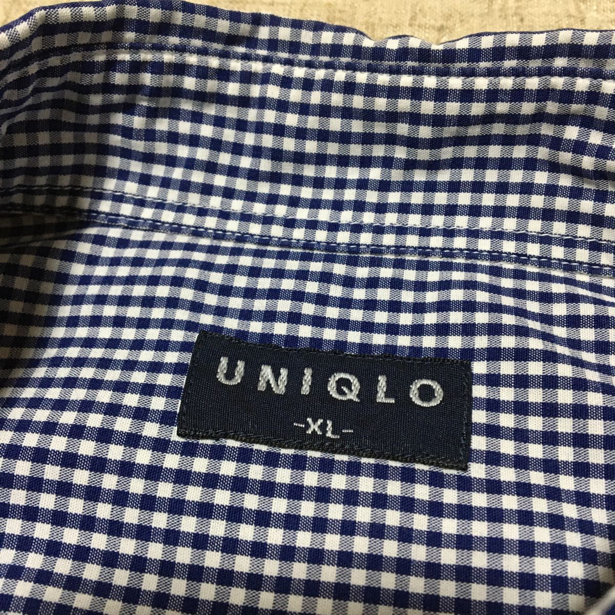 OLD UNIQLO ユニクロ　ギンガムチェック　シャツ　XL オールド　ボタンダウン　