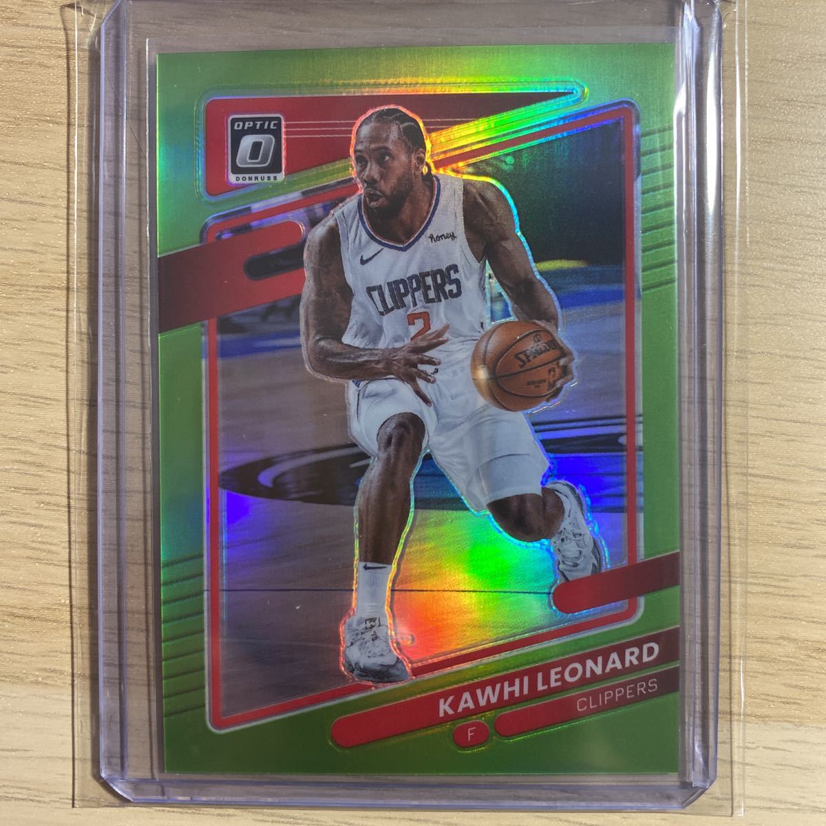 2021-22 Panini Donruss Optic Green Prizm Kawhi Leonard /149_画像1