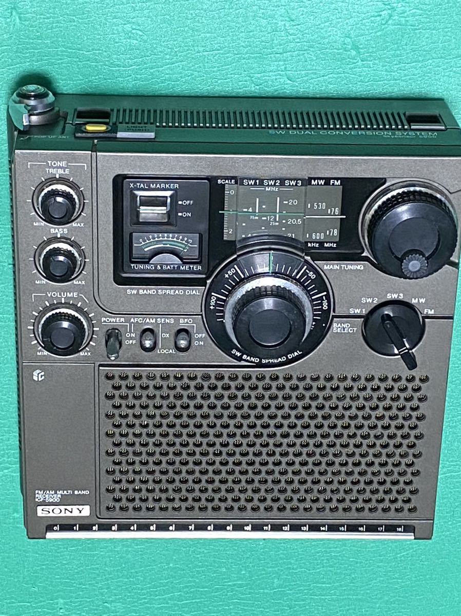 ヤフオク! - SONY スカイセンサー ICF-5900 整備品