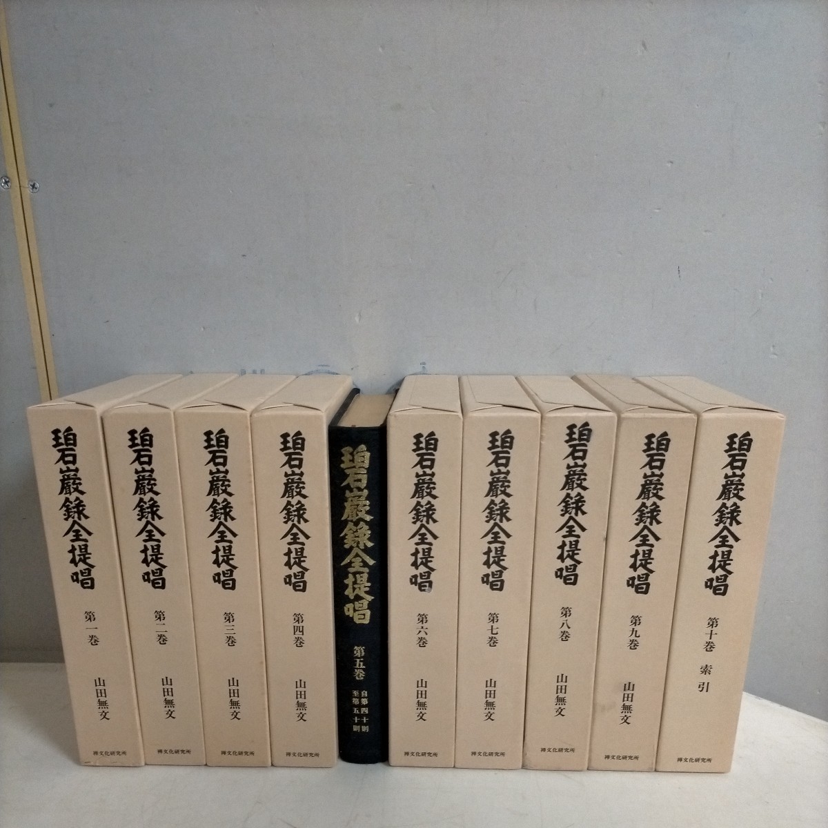 碧巌録全提唱 全10巻揃 山田無文 禅文化研究所 仏教 佛教【40 碧巌録全提唱 全10巻揃 山田無文 禅文化研究所 仏教 佛教【40