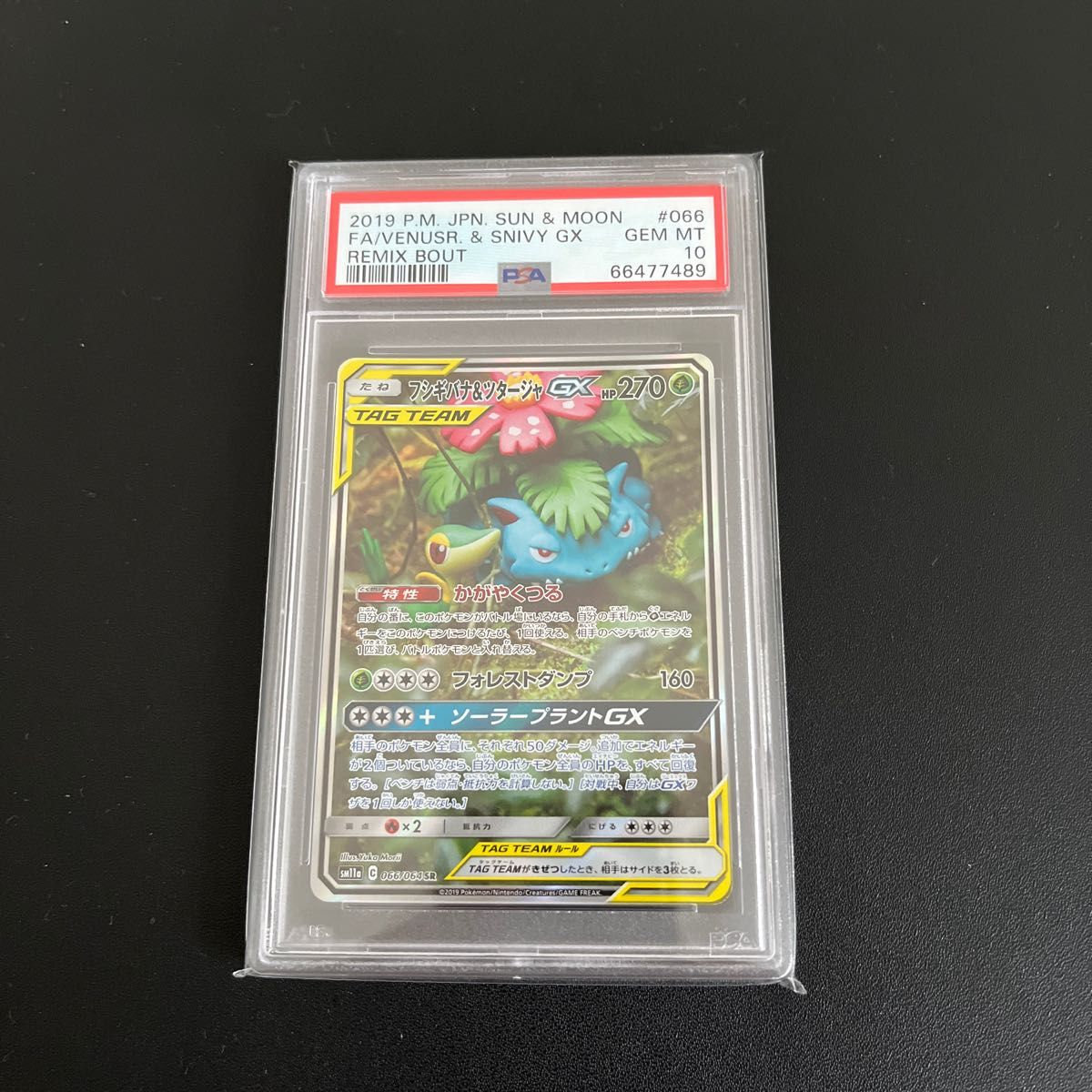 ポケモンカード　フシギバナ＆ツタージャGX psa10