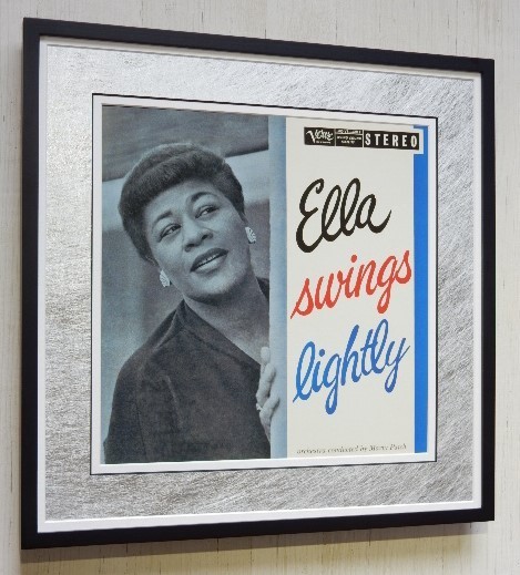 エラ・フィッツジェラルド/名盤ジャケット・ポスター額入/Ella Jane Fitzgerald/ELLA SWINGS LIGHTLY/ジャズ・ボーカル/アルバム アート_画像8