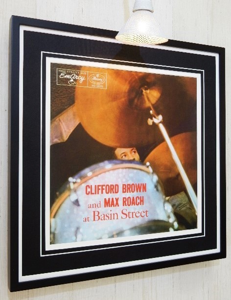 クリフォード・ブラウン/マックス・ローチ/名盤 LPジャケット・ポスター 額入/Clifford Brown/Max Roach/at Basin Street/アルバム アート_画像7