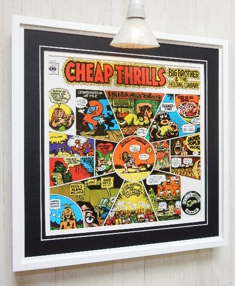 ジャニス・ジョプリン/レコジャケ ポスター 額装/Cheap Thrills/Janis Joplin/Robert Crumb/ロバート クラム/コミック/チープ・スリル_画像7