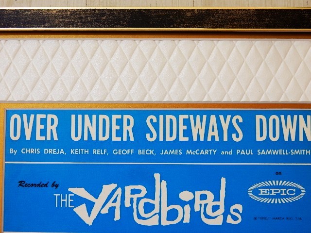  The * yard birz /Original Sheet Music 1966/The Yardbirds/Eric Clapton/Jeff Beck/ Eric *klap ton / Jeff * Beck / lock guitar 