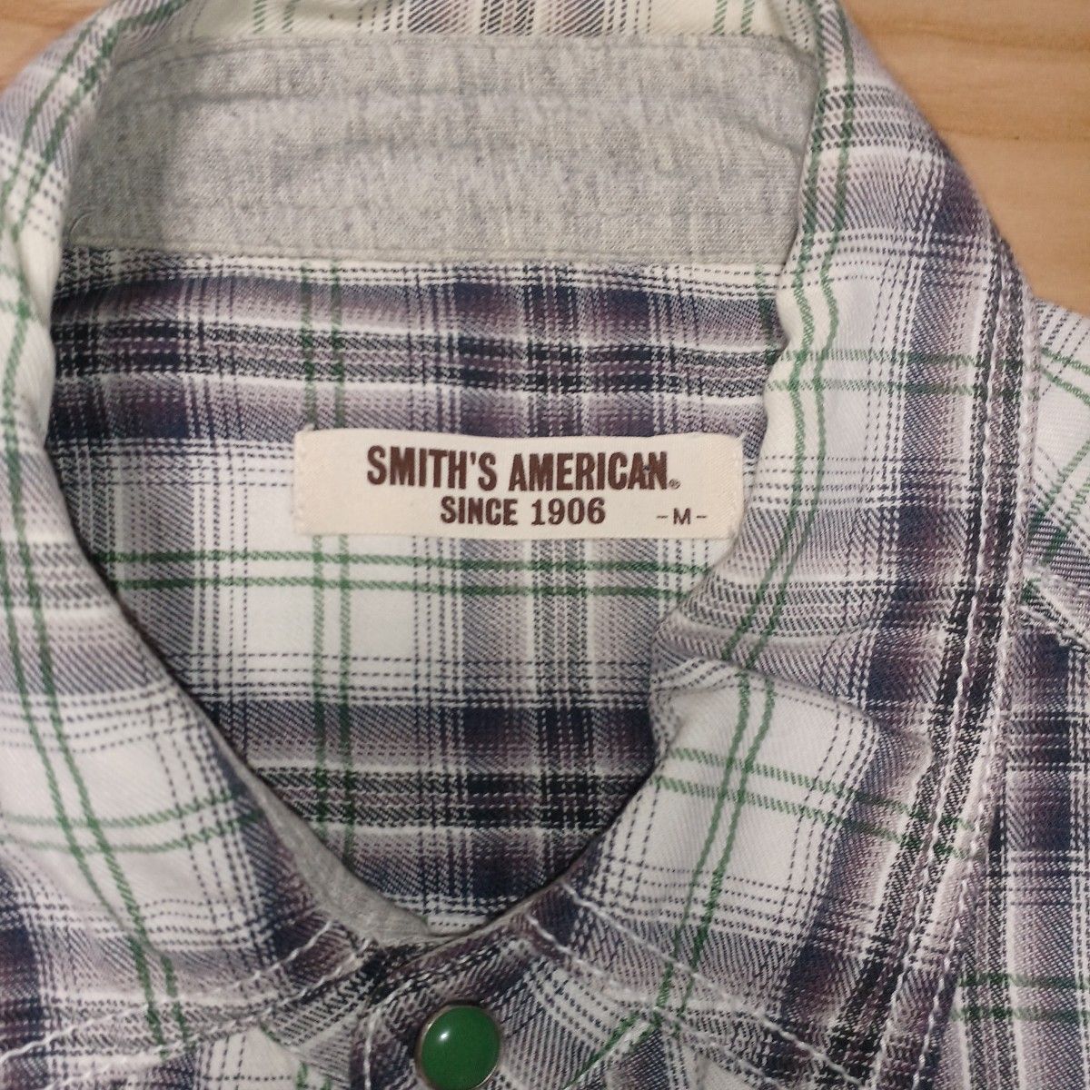 【即日発送】美品。SMITH'S AMERICAN 半袖 チェックシャツ