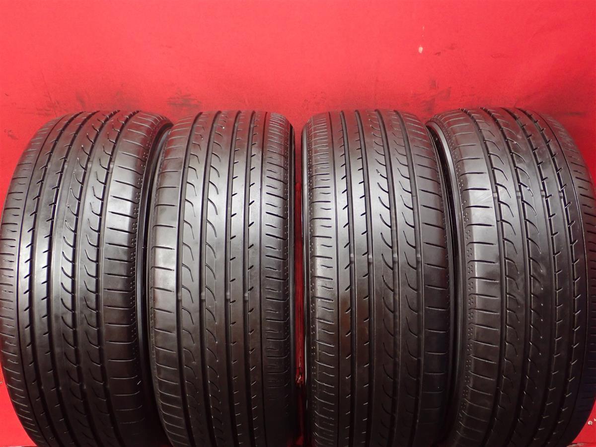 タイヤ4本 《 ヨコハマ 》 ブルーアース RV-02 [ 215/45R18 93W ] 8.5分山★ ミニバン ヴォクシー ノア エクシーガ n18_画像1