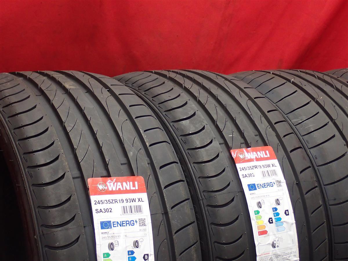 中古タイヤ 245/35R19 93W 275/30R19 96W 4本セット ワンリ スポーツ