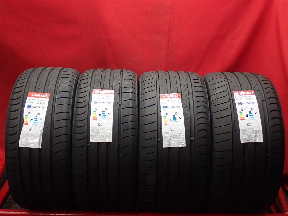 中古タイヤ 245/35R19 93W 275/30R19 96W 4本セット ワンリ スポーツ