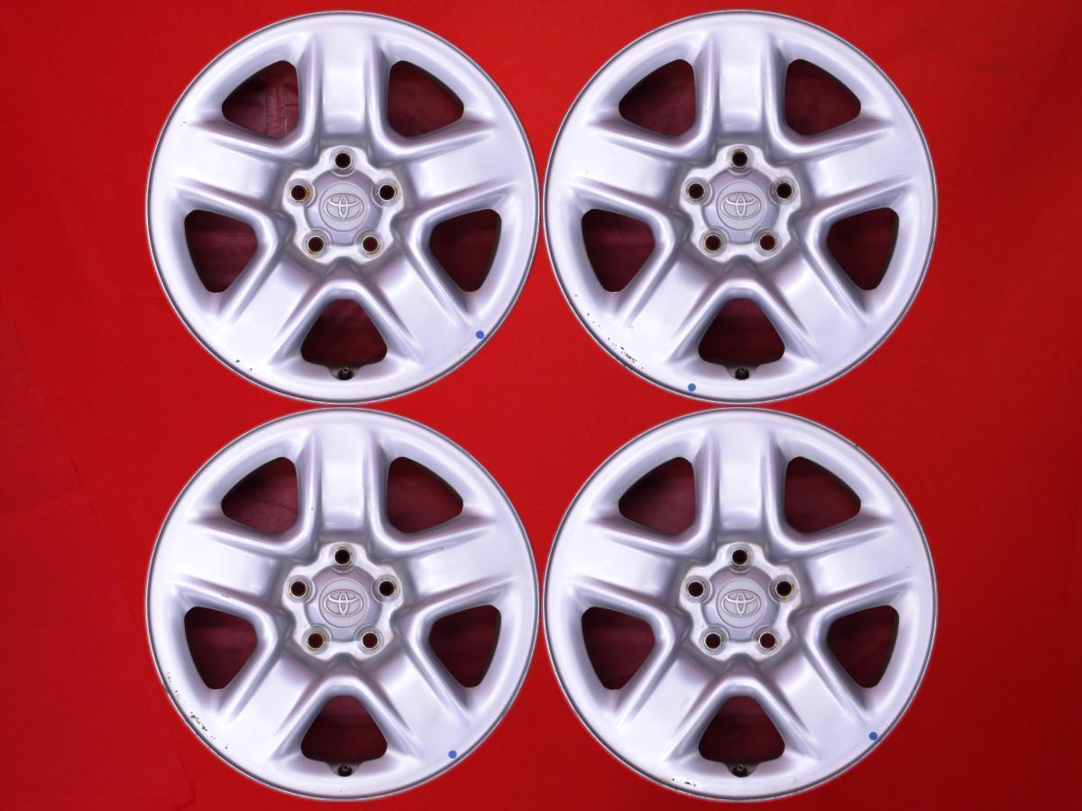 【 激安 中古 4本セット 】 トヨタ RAV4 30系 純正 スチールホイール 鉄ホイール 17inch 6.5J インセット+45 PCD114.3 5穴 ハブ径Φ60 cc17_画像1