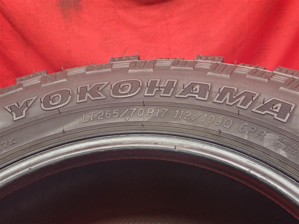 タイヤ4本 《 ヨコハマ 》 ジオランダー M/T+ [ 265/70R17 112/109Q ] 4.5/4.5分山★ FJクルーザー F150 エスカレード サバーバン n17_画像9