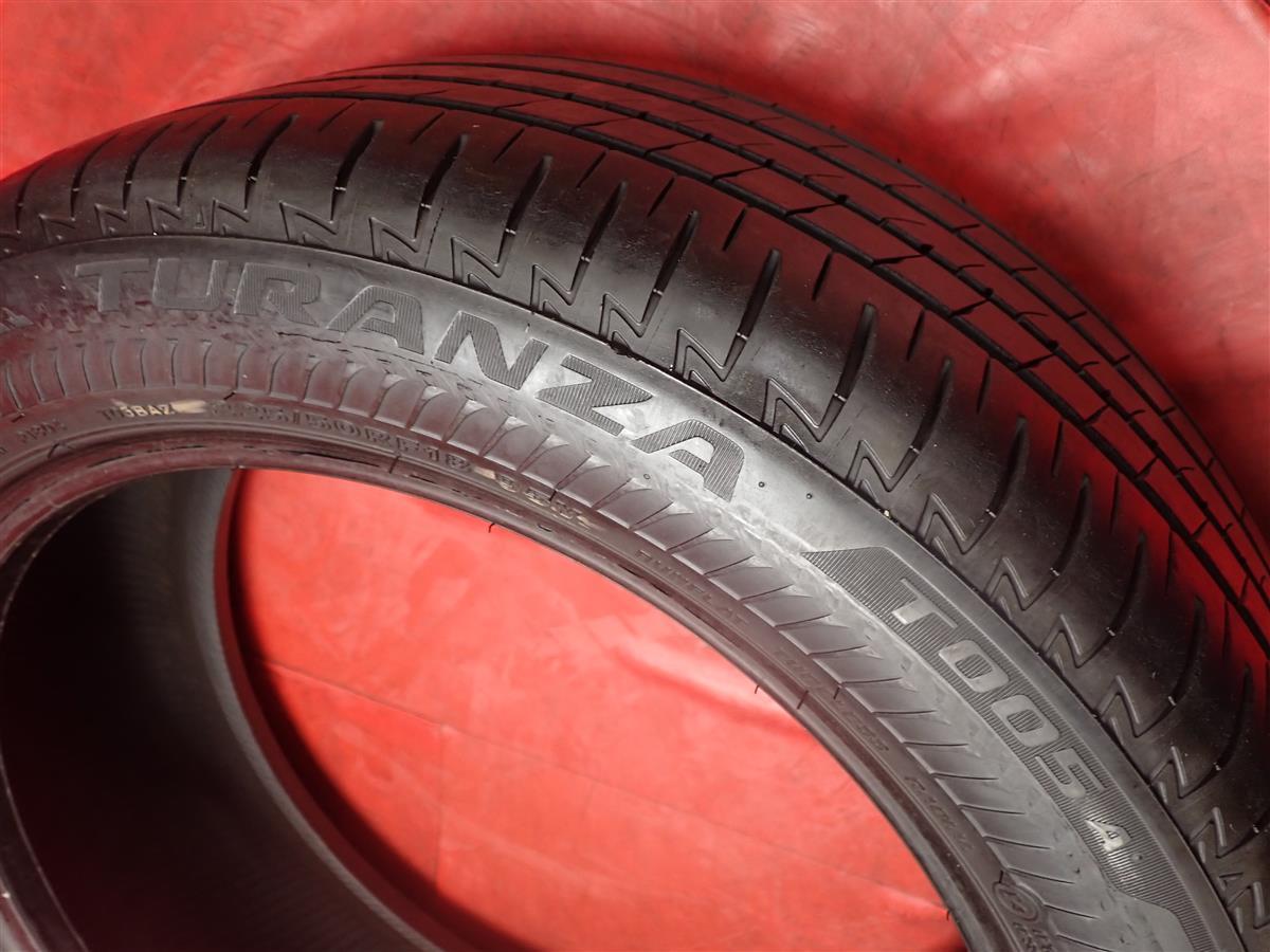 中古タイヤ 225/50R18 95V 4本セット ブリヂストン トランザ T005A BRIDGESTONE TURANZA t005A 8.5分山 エルグランド キャラバンの画像10