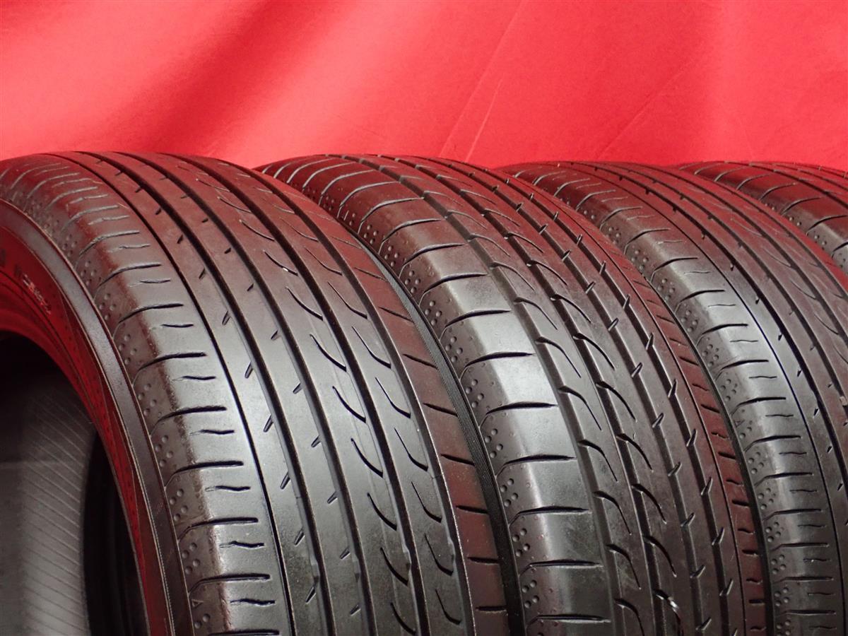 タイヤ4本 《 ヨコハマ 》 ブルーアース RV-02 [ 195/60R16 89H ] 9/8.5分山★ ミニバン用 セレナ ウィッシュ ラフェスタ n16_画像3