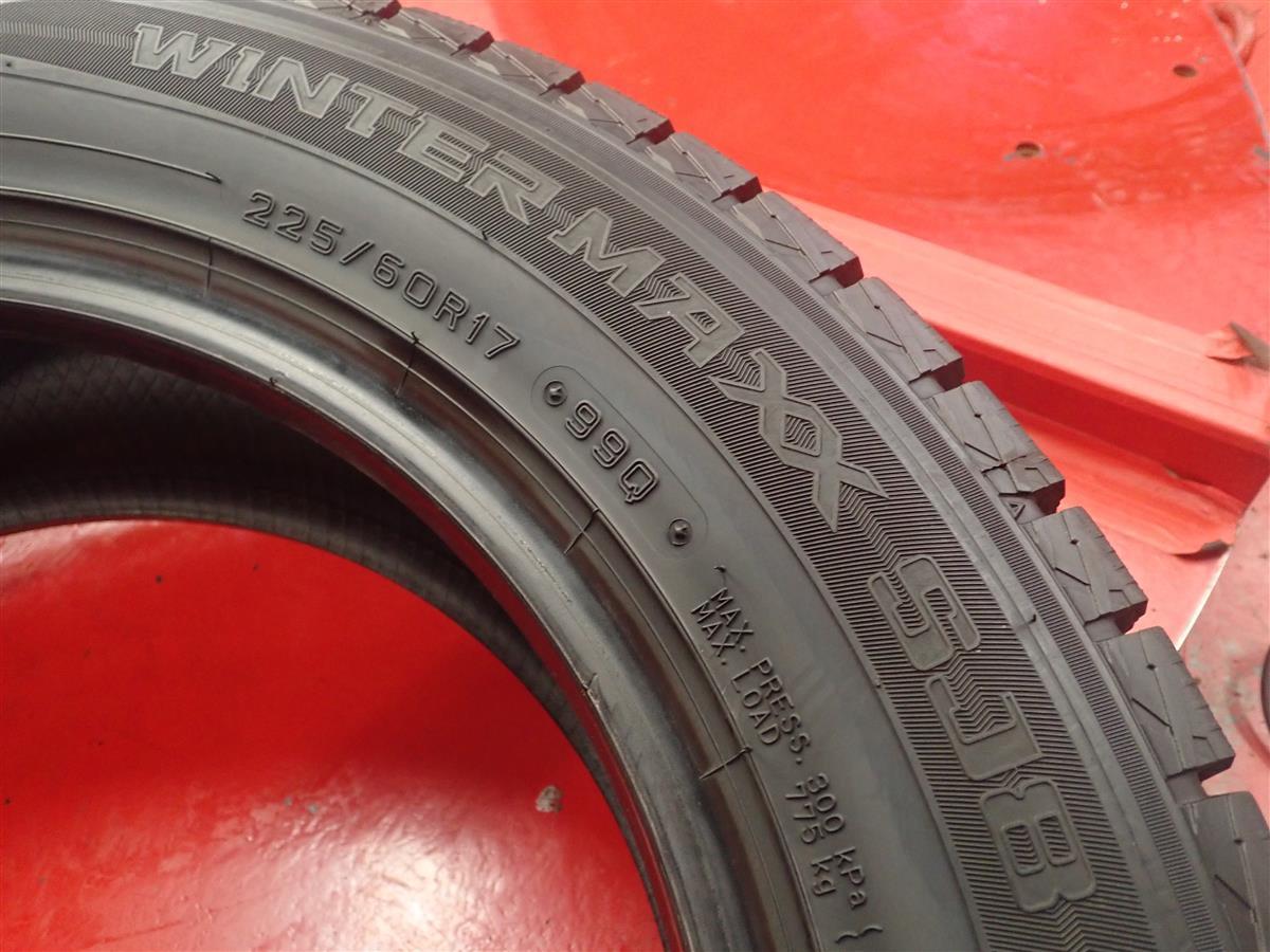 スタッドレス4本 《ダンロップ》ウィンターMAXXSJ8 225/60R17 9分山★ SUV車 クルーガー エクストレイル フォレスター BMW X3　stati17_画像10