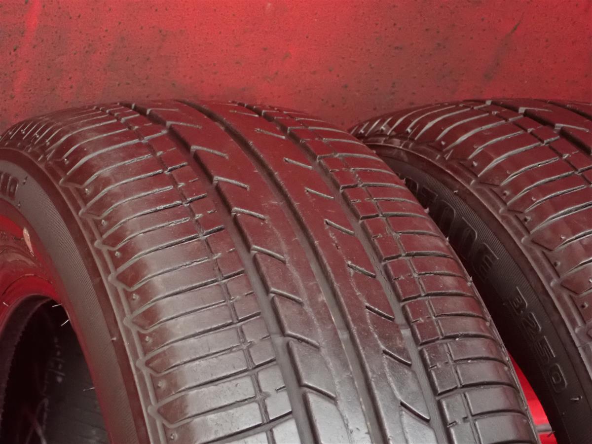 タイヤ2本 《 ブリヂストン 》 B250 [ 165/55R15 75V ] 8分山★ ワゴンR スペーシア ミラ タント デイズ N-BOX ekワゴン n15_画像3