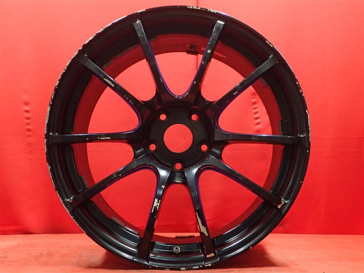 中古ホイール 単品1本 ウェッズスポーツ SA-55M(エスエーゴーゴーエム) WedsSport SA-55M 18x9J 5/114.3 グロリア ハイエース VIPカー ク・_画像1