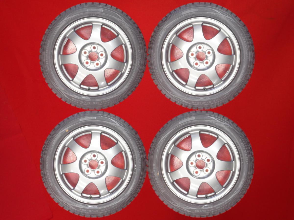 スタッドレス プリウス 20系 純正7スポーク+ダンロップウィンターMAXX01 WM01 195/55R16 9.5/8.5分山★stwt16